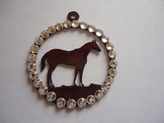 Horse with crystals #TSP005 - Click Image to Close